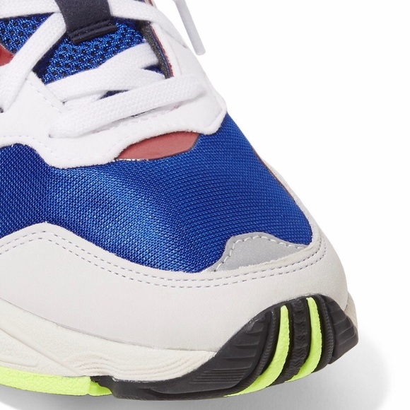 adidas Originals Grey & Blue Yung 96 Sneakers - Picture 5 of 9